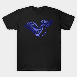 Swan Tribal Design T-Shirt